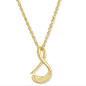 NWTGiani Bernini S Initial 18 Pendant Necklace in 18k GoldPlated Sterling Silver
